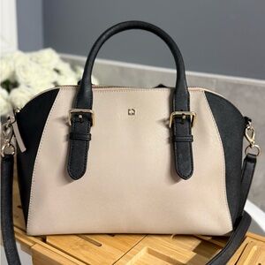 Kate Spade Pippa Black and Cream Satchel *Great bag!*
